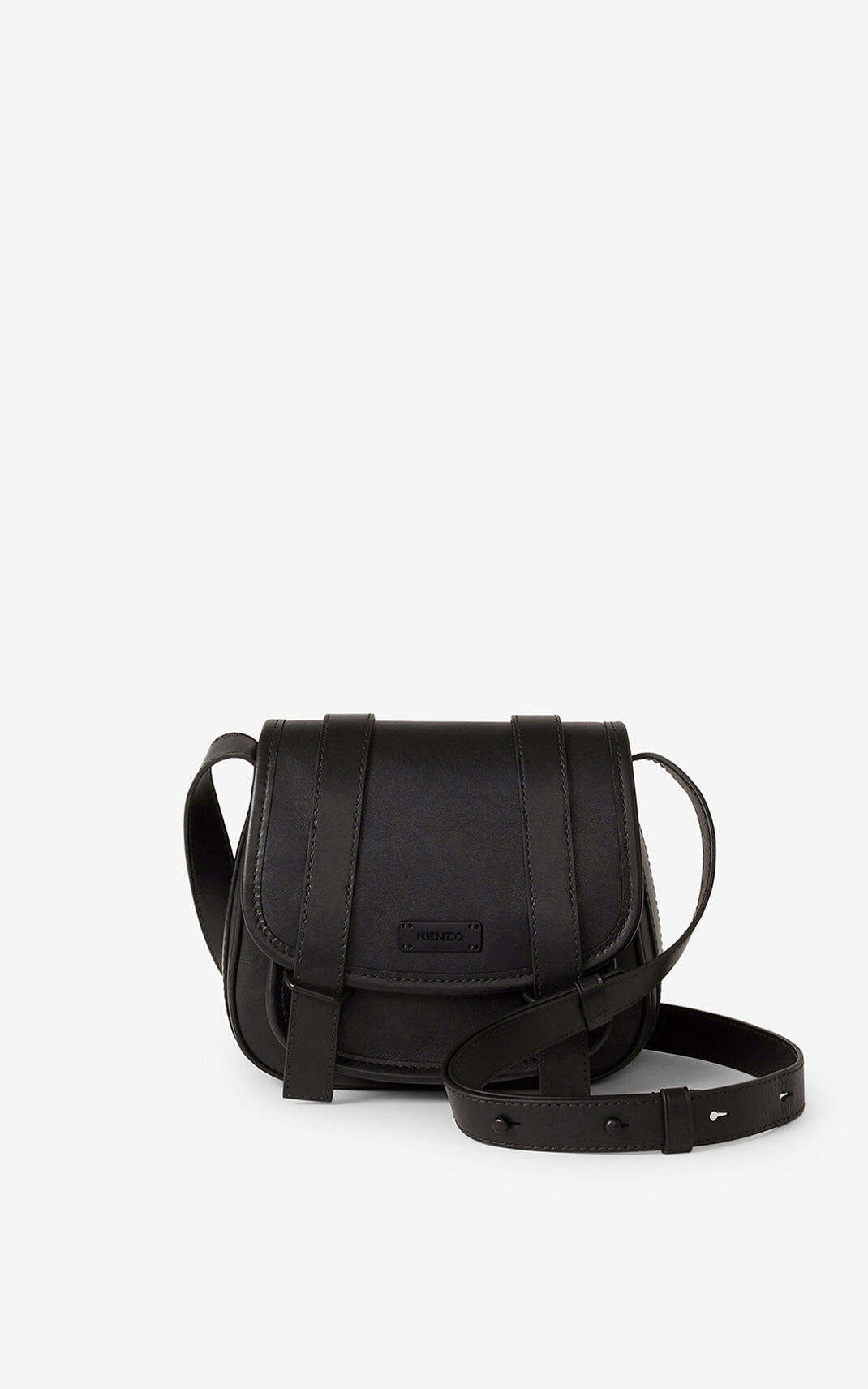 Bolso De Mano Kenzo Courier small Cuero Mujer Negras BSZ038472